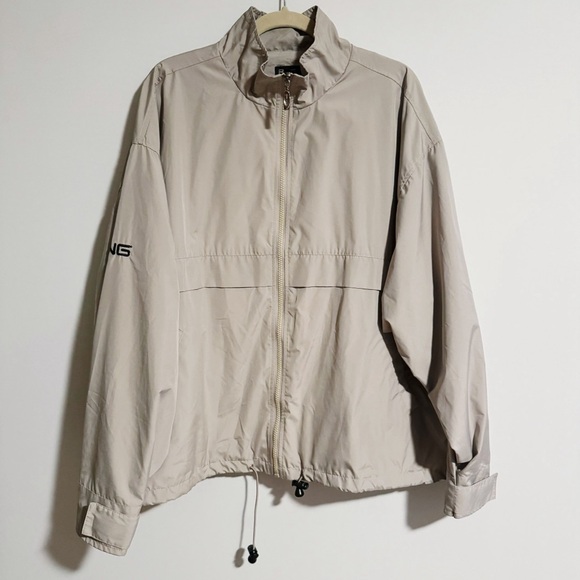 Ping – Tan Golf Windbreaker - Picture 1 of 6